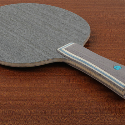 BIGMAN大先生 301内置黄芳碳乒乓底板 鱼鳞纹面材五木二芳碳结构