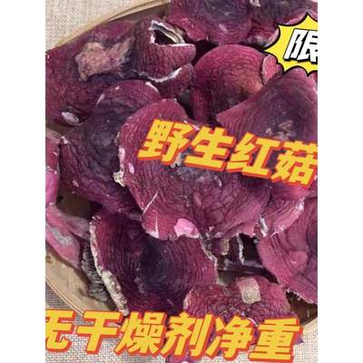 野生红菇碎破片原产地新鲜土特产干货500g农家食用农产品红菇