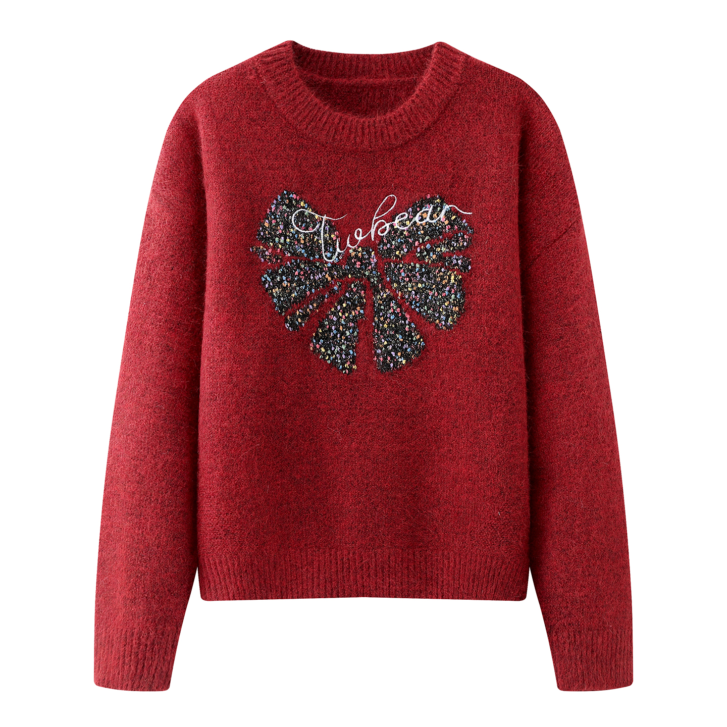 艾格设计感小众毛衣2025秋冬款