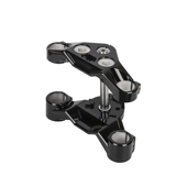 哈雷滑翔三星柱黑色适配23寸26寸三星改装 三星连板