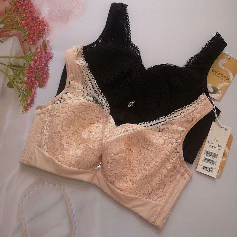 品牌正品文胸59201软钢圈背心式蕾丝薄款聚拢调整型女内衣bcde杯