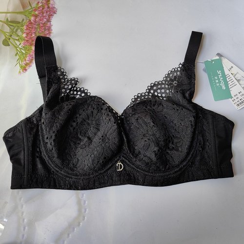 薄款女内衣舒雅洁69182舒适桑蚕丝内里聚拢软钢圈文胸80C后三排扣