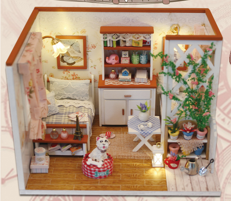 成品现货diy小屋手工制作房子