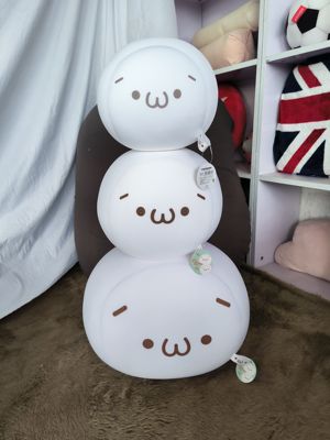 日单颜文字抱枕萌物团子玩偶靠垫治愈系二次元周边