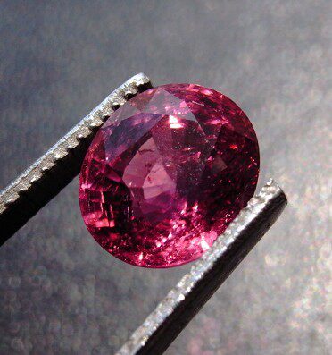 【寂寞五岁】宝石切面 红碧玺戒面裸石3.82ct