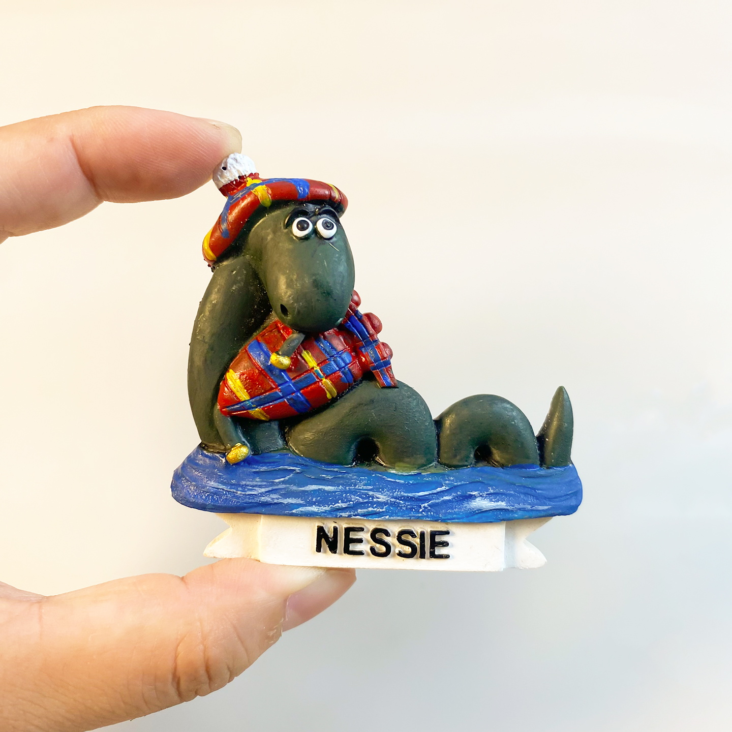 英国尼斯湖水怪搞怪艺术文创创意冰箱贴磁贴旅游纪念品家居装饰品