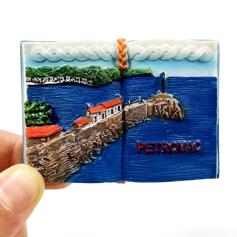 黑山风景3d立体浮雕磁铁工艺品
