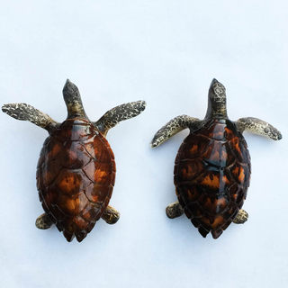 马尔代夫塞班岛长滩岛巴厘岛旅游纪念品 立体海龟玳瑁磁贴冰箱贴