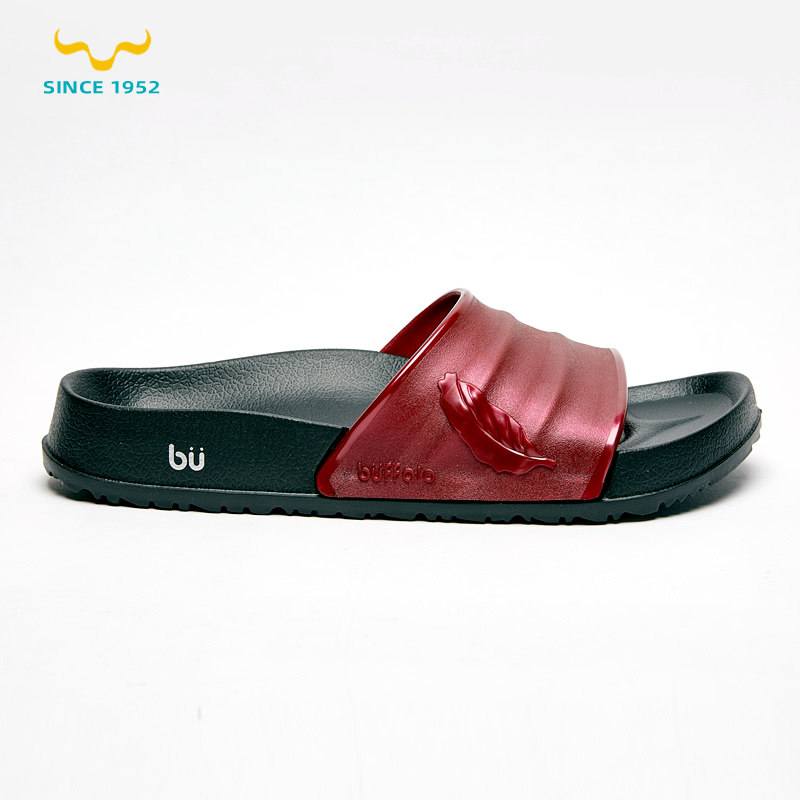 台湾进口牛头牌厚底运动减震拖鞋足弓支撑防滑外穿平底包脚轻便男