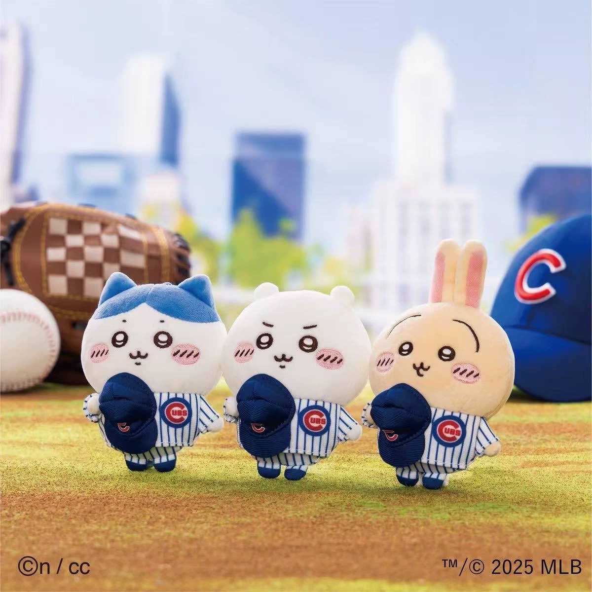现货日本吉伊卡哇chiikawa MLB联名棒球挂件乌萨奇小八吉伊挂件