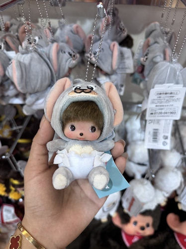 现货日本正品蒙奇奇monchhichi 汤姆杰瑞Tom&Jerry泰菲baby挂件