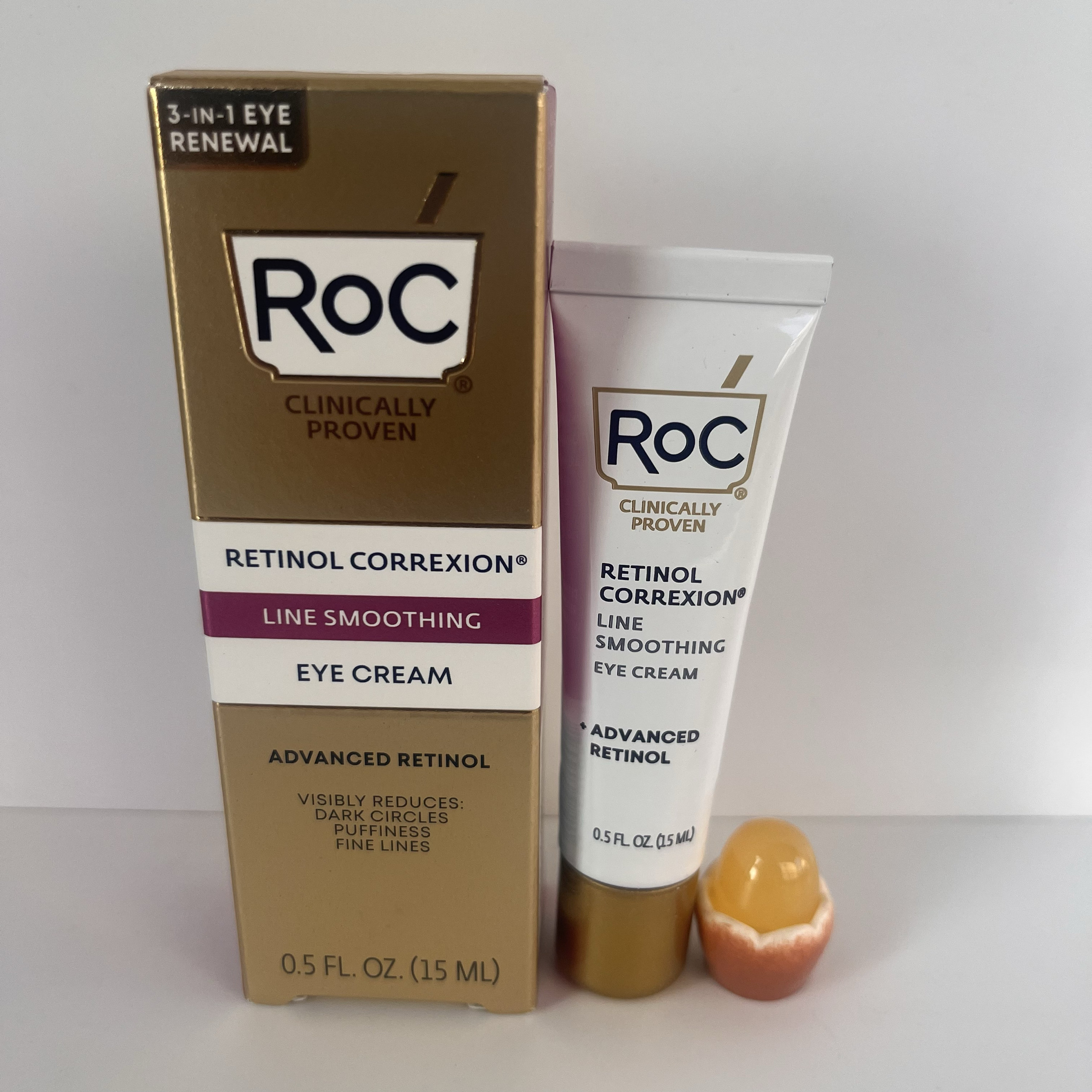 海淘现货美版ROC洛克A醇抗皱眼霜抗老淡化细纹深层干纹15ml视黄醇