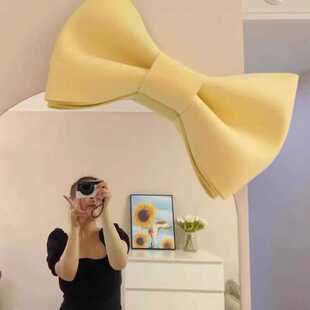 成品网红镜子蝴蝶结装饰墙上ins全身镜美边落地镜diy服装店挂饰