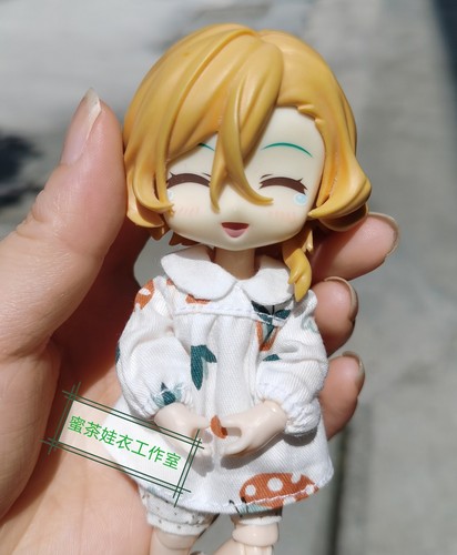 蜜茶娃衣 bjd12分OB11小点弟点妹gsc粘土美结猪DDF连衣裙娃衣套装