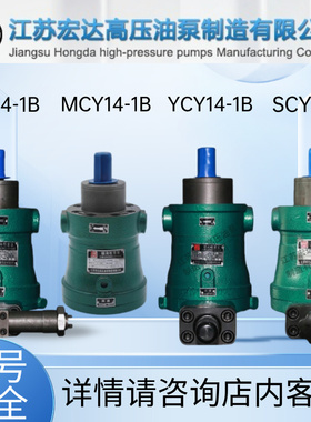 江苏宏达高压油泵YCY14-1B/1D/SCY/MCY/PCY轴向柱塞泵液压油泵