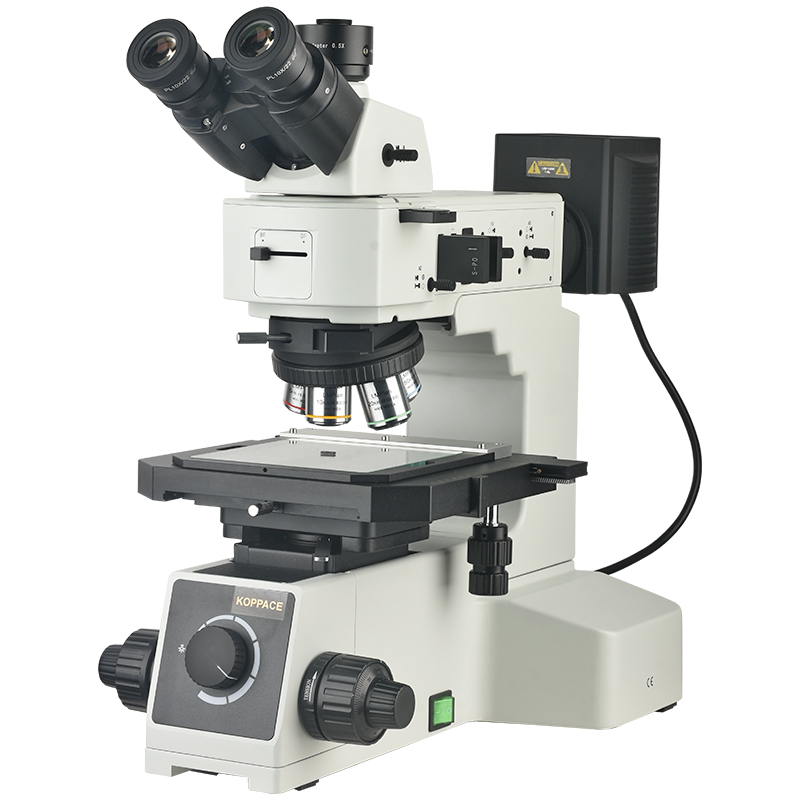 包邮 50X-500X明暗场三目金相显微镜 DIC观察组织材料分析晶粒度