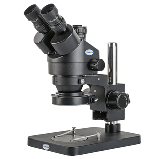 3.5 同步输出连续变倍镜头工业检测维修 90倍三目立体显微镜 包邮