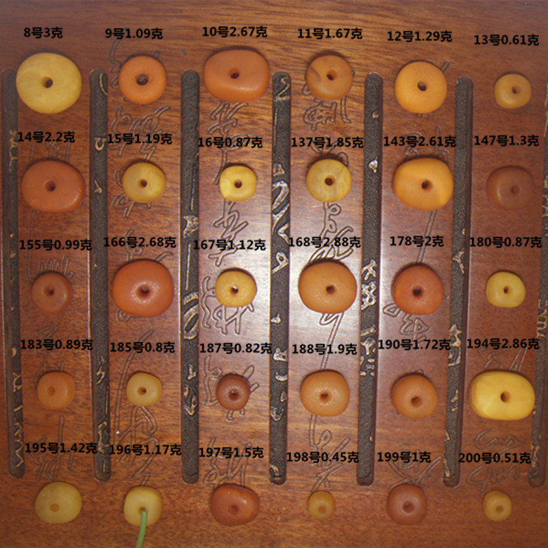 天然西亚老蜜蜡饼子墩子鼓珠DIY配珠小饼子花蜜蜡平安扣挂坠手串