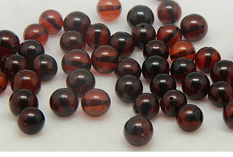 天然波罗的海血珀DIY圆珠散珠配珠真品正品3MM-14MM