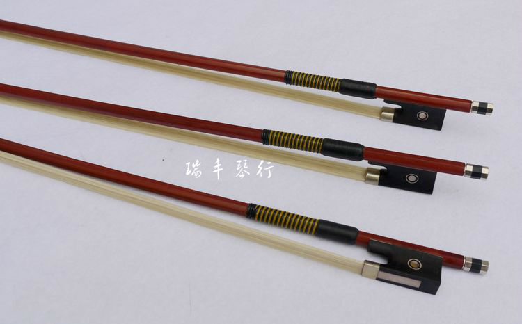 高档小提琴弓 八角弓乌木尾库小提琴弓子 蒙古马尾毛 缠鲸鱼须