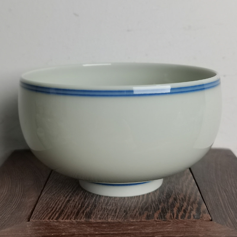 长物居柴窑烧制青花瓷品茗杯手绘景德镇瓷器茶器茶碗主人杯功夫杯