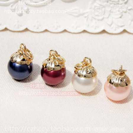 diy手工复古合金珍珠吊坠花托