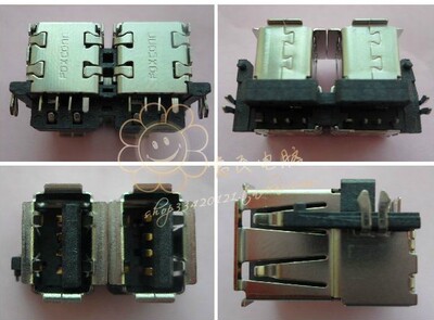 适用集成电路侧立式双USB接口