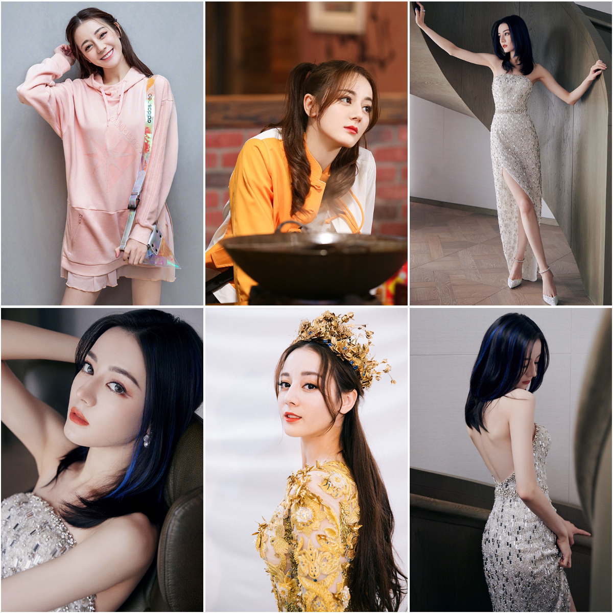 迪丽热巴写真海报学生宿舍超大墙贴美女明星卧室房间装饰墙贴画
