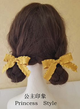 可爱发夹复古少女lolita蝴蝶结
