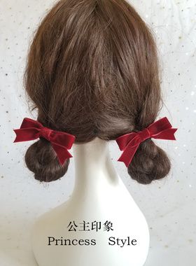 明星网红同款小蝴蝶结仙女发夹