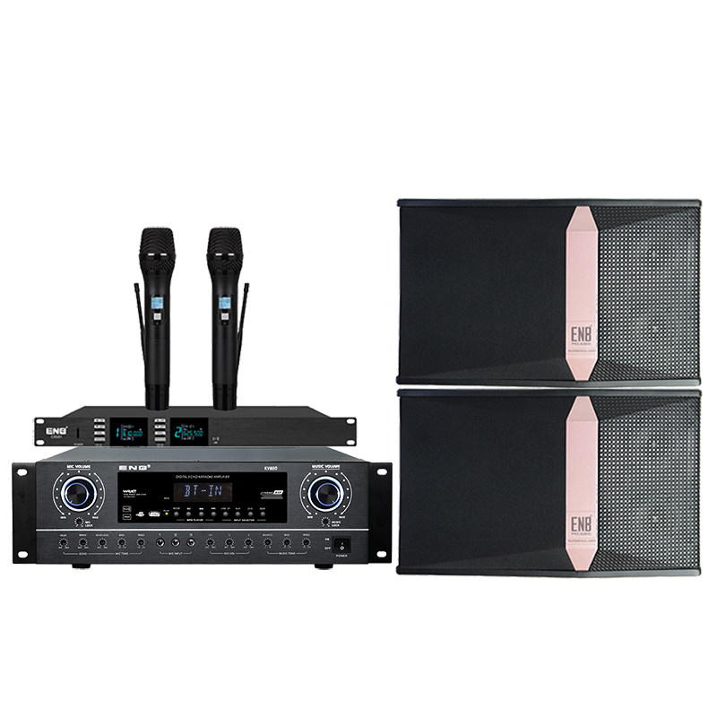 ENB K12 KTV音响套装KV890功放会议室音响音箱设备活动音箱卡拉OK