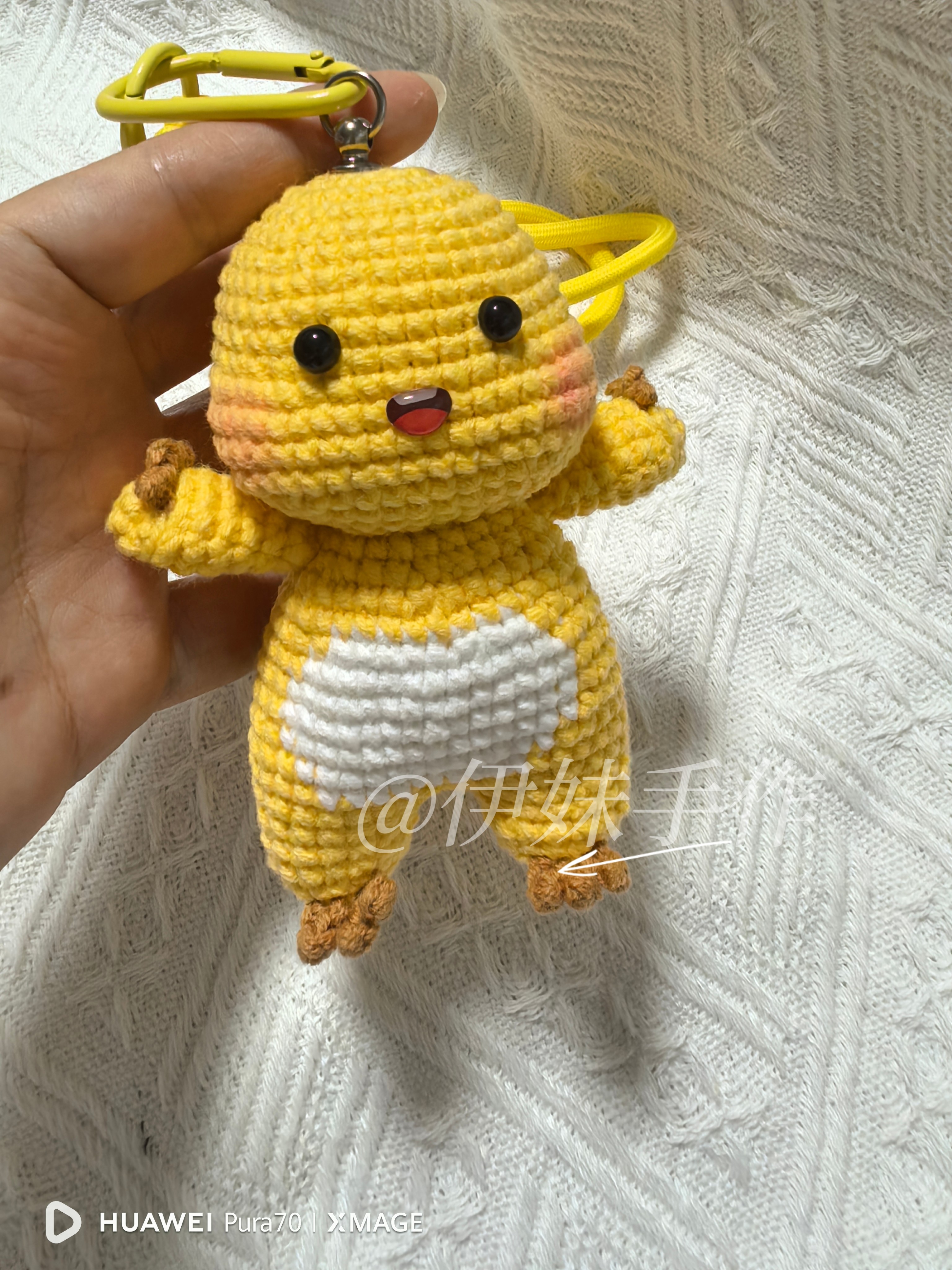 [成品发货]手工钩织小奶龙挂件钥匙扣可爱卡通玩偶包包挂件