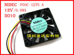 Nidec 5010 12V 5CM风扇 CPU 机箱 显卡 工控机风扇 D05X-12TS A