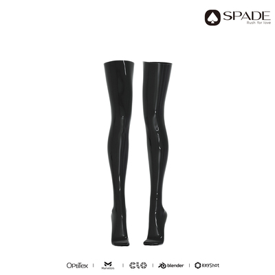 定制乳胶衣过膝长筒袜包脚袜