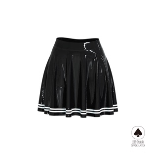 黑色桃定制乳胶衣DE002乳胶海军裙 胶衣cosplay动漫胶衣乳胶衣