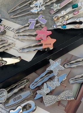 2026时尚甜酷风五角星发夹女y2k时尚潮流百搭侧边夹ins小众个性百