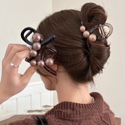 气质感抓夹2025新款后脑勺盘发发夹女秋韩式大号发量多鲨鱼夹