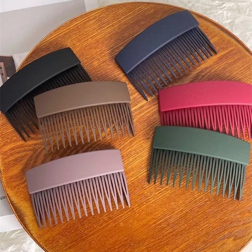 2025新款刘海发梳多齿插梳盘发女碎发整理蓬松发卡发夹头饰