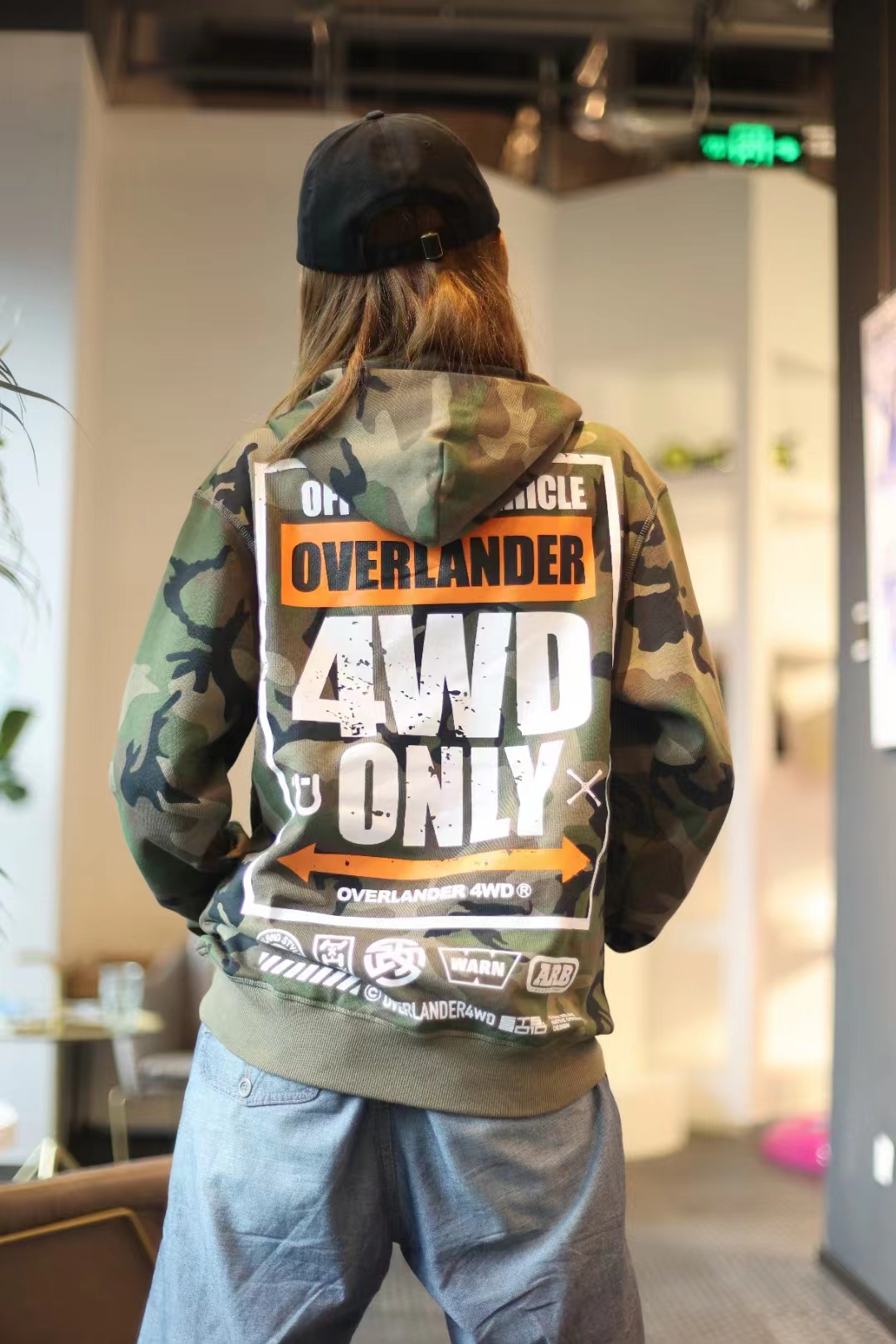 Overland迷彩套头卫衣