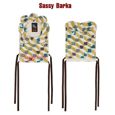 SassyBarka原创设计格子印花背心