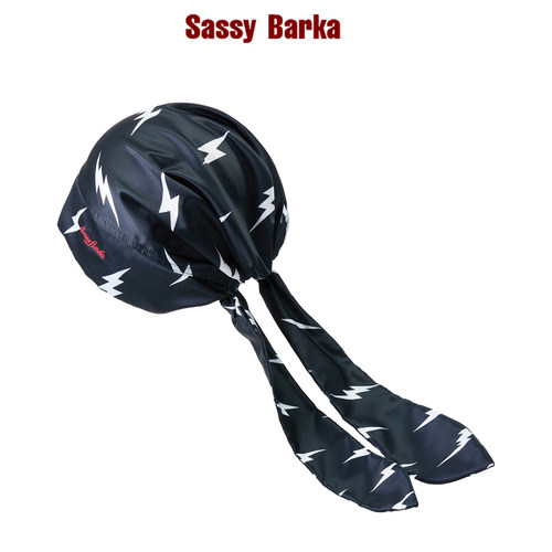 SassyBarka闪电包头巾无檐四季