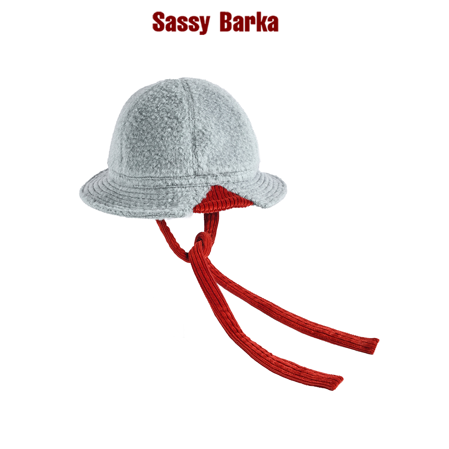 SassyBarka暖冬冰与火系带短绒帽
