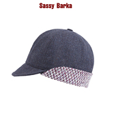 SassyBarka复古骑行护耳短檐鸭舌帽子男女春秋冬设计师款 限量国现