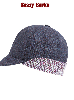 SassyBarka复古骑行护耳短檐鸭舌帽子男女春秋冬设计师款限量国现