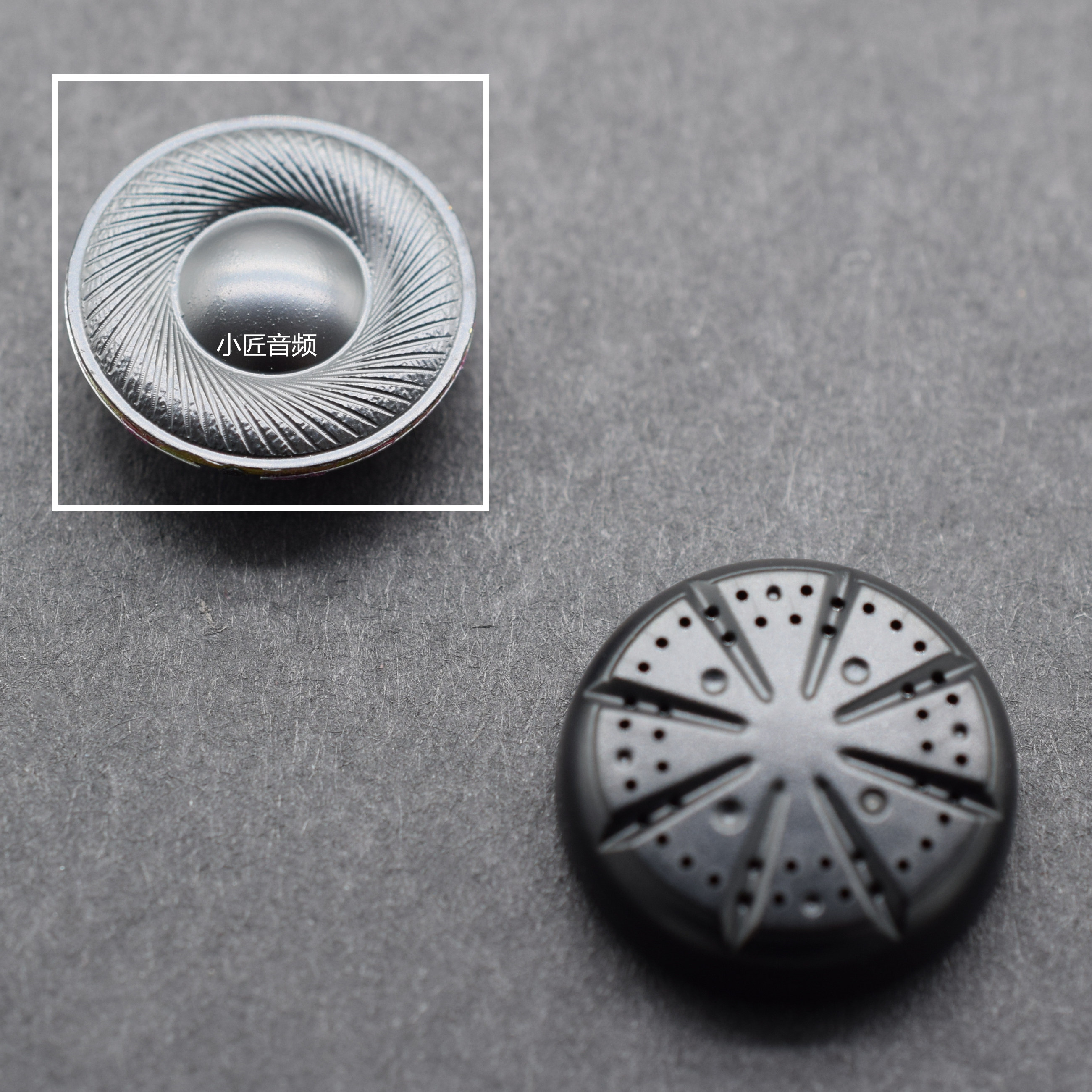 thumbnail for 15.4mm headphone unit, carbon nanotube membrane, CNT low-frequency vocal details, N52 diy hifi speaker
