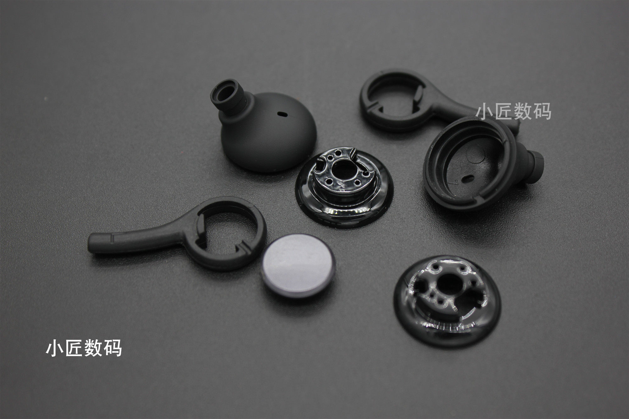 入耳式 10MM 11MM 12MM DIY维修塑胶 黑色耳机壳 diy耳机配件