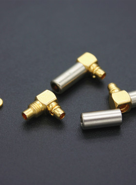 螺纹 弯头mmcx 通用型SE535 215 846 7200金属耳机插针 diy耳机
