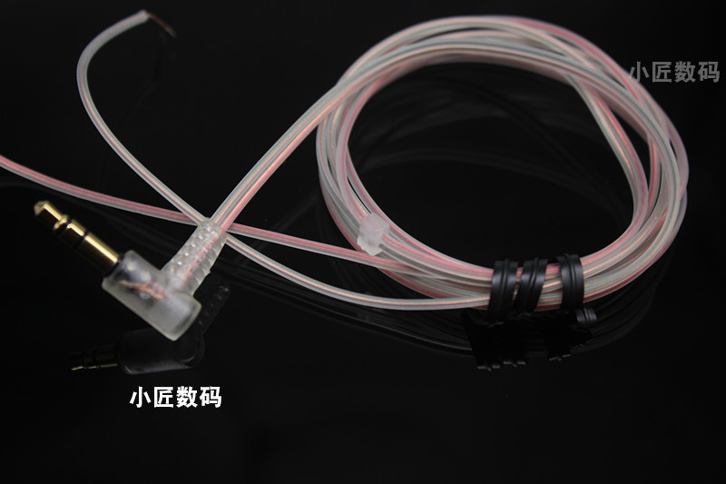 高纯度无氧铜耳机线材 耳机维修线 透明彩色 diy耳机配件