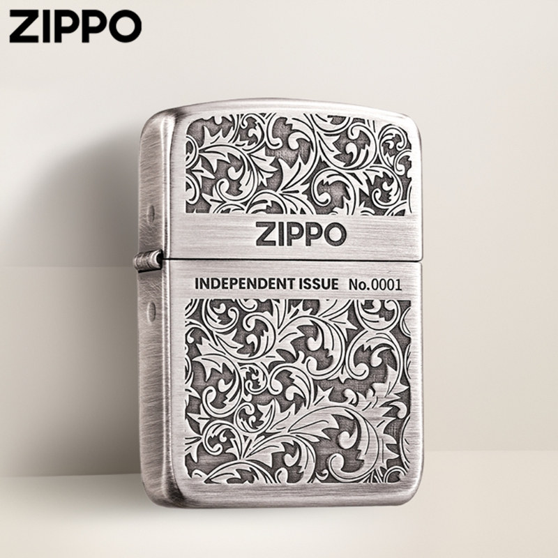 zippo打火机1941双面唐草之宝煤油防风火机新年情人节礼物男