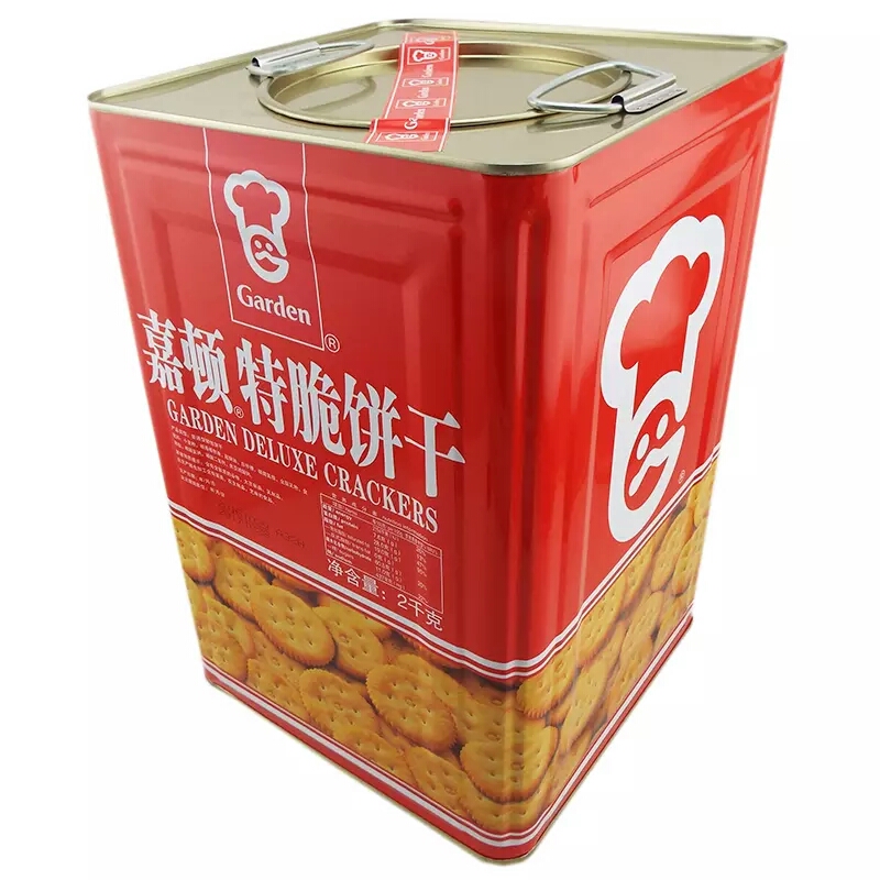 嘉顿特脆饼干1000g大红罐装